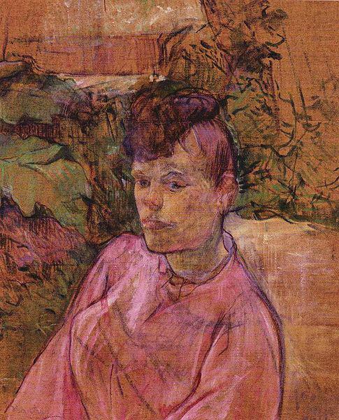Henri de toulouse-lautrec Woman in the Garden of Monsieur Forest china oil painting image
